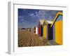 Bathing Huts, Port Phillip Bay, Melbourne, Victoria, Australia-Doug Pearson-Framed Photographic Print