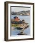 Bathing in Sea, Skarhamn on Island of Tjorn, Bohuslan, on West Coast of Sweden-Peter Adams-Framed Photographic Print