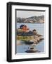 Bathing in Sea, Skarhamn on Island of Tjorn, Bohuslan, on West Coast of Sweden-Peter Adams-Framed Photographic Print