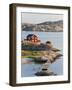 Bathing in Sea, Skarhamn on Island of Tjorn, Bohuslan, on West Coast of Sweden-Peter Adams-Framed Photographic Print