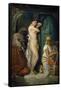 Bathing in Seraglio, 1849-Theodore Chasseriau-Framed Stretched Canvas