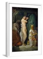 Bathing in Seraglio, 1849-Theodore Chasseriau-Framed Giclee Print