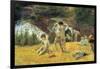 Bathing in the Mill of Bois D'Amour-Paul Gauguin-Framed Art Print