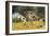 Bathing in the Mill of Bois D'Amour-Paul Gauguin-Framed Art Print