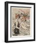 Bathing Lady and Bathing-Woman-E. Hulemann-Framed Art Print