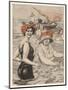 Bathing Lady and Bathing-Woman-E. Hulemann-Mounted Art Print