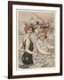 Bathing Lady and Bathing-Woman-E. Hulemann-Framed Art Print