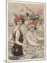 Bathing Lady and Bathing-Woman-E. Hulemann-Mounted Art Print