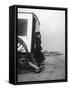 Bathing Machine 1900-null-Framed Stretched Canvas