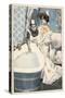 Bathing, Maid Runs Bath-Ferdinand Von Reznicek-Stretched Canvas