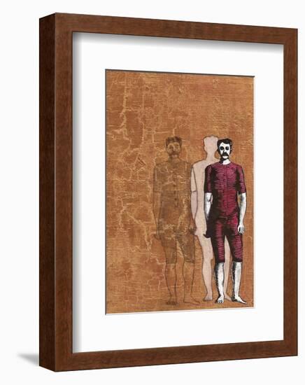 Bathing Man-Kara Smith-Framed Art Print