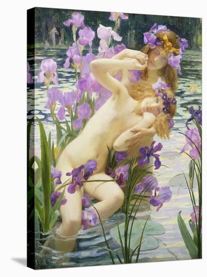 Bathing Nymphs, 1897-Gaston Bussiere-Stretched Canvas