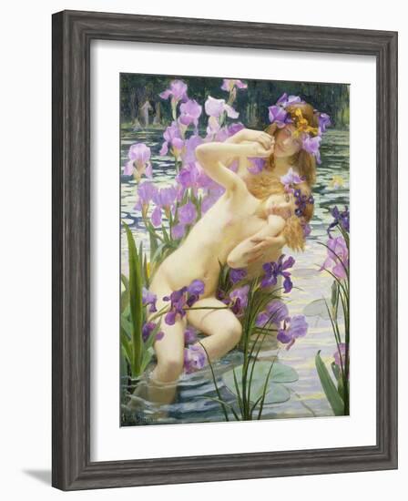 Bathing Nymphs, 1897-Gaston Bussiere-Framed Giclee Print