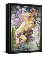 Bathing Nymphs, 1897-Gaston Bussiere-Framed Stretched Canvas