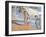 Bathing of a Horse. 1909-Joaquin Sorolla-Framed Giclee Print