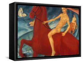 Bathing of the Red Horse, 1912-Kosjma Ssergej Petroff-Wodkin-Framed Stretched Canvas