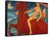 Bathing of the Red Horse, 1912-Kosjma Ssergej Petroff-Wodkin-Framed Stretched Canvas