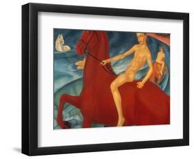 Bathing of the Red Horse, 1912-Kosjma Ssergej Petroff-Wodkin-Framed Giclee Print