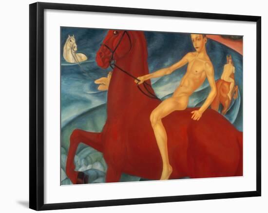 Bathing of the Red Horse, 1912-Kosjma Ssergej Petroff-Wodkin-Framed Giclee Print