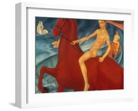 Bathing of the Red Horse, 1912-Kosjma Ssergej Petroff-Wodkin-Framed Giclee Print