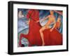 Bathing of the Red Horse, 1912-Kuz'ma Petrov-Vodkin-Framed Giclee Print