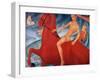 Bathing of the Red Horse, 1912-Kuz'ma Petrov-Vodkin-Framed Giclee Print