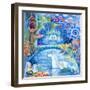 Bathing Of Unicorn-Oxana Zaika-Framed Giclee Print