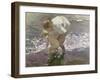 Bathing on the Beach, 1908-Joaquín Sorolla y Bastida-Framed Giclee Print