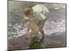 Bathing on the Beach, 1908-Joaquín Sorolla y Bastida-Mounted Premium Giclee Print