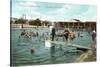 Bathing Pool, Coronado Tent City, San Diego, California-null-Stretched Canvas