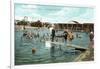 Bathing Pool, Coronado Tent City, San Diego, California-null-Framed Art Print