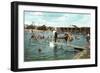 Bathing Pool, Coronado Tent City, San Diego, California-null-Framed Art Print