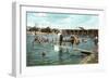 Bathing Pool, Coronado Tent City, San Diego, California-null-Framed Art Print