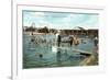 Bathing Pool, Coronado Tent City, San Diego, California-null-Framed Art Print