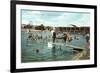 Bathing Pool, Coronado Tent City, San Diego, California-null-Framed Art Print