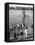 Bathing Pool, Dinard, Brittany, France, 20th Century-null-Framed Stretched Canvas