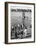 Bathing Pool, Dinard, Brittany, France, 20th Century-null-Framed Photographic Print