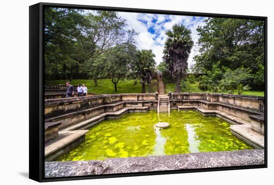 Bathing Pool (Kumara Pokuna) of Parakramabahu's Royal Palace-Matthew Williams-Ellis-Framed Stretched Canvas