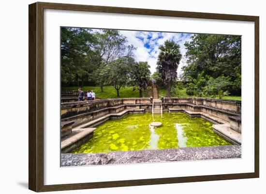 Bathing Pool (Kumara Pokuna) of Parakramabahu's Royal Palace-Matthew Williams-Ellis-Framed Photographic Print