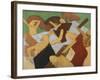 Bathing Scene-David Bomberg-Framed Giclee Print