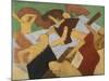 Bathing Scene-David Bomberg-Mounted Giclee Print