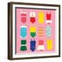 Bathing Suits Galore-Ann Kelle-Framed Art Print