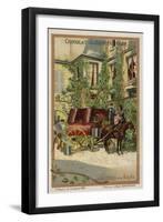 Bathing Wagon-null-Framed Giclee Print