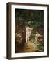 Bathing women. (1853).-Gustave Courbet-Framed Giclee Print