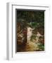 Bathing women. (1853).-Gustave Courbet-Framed Premium Giclee Print