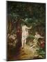 Bathing women. (1853).-Gustave Courbet-Mounted Premium Giclee Print