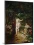 Bathing Women, 1853-Gustave Courbet-Mounted Giclee Print