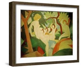 Bathing Women-Auguste Macke-Framed Giclee Print