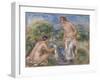 Bathing Women-Pierre-Auguste Renoir-Framed Giclee Print