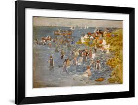 Bathing-Maurice Brazil Prendergast-Framed Art Print